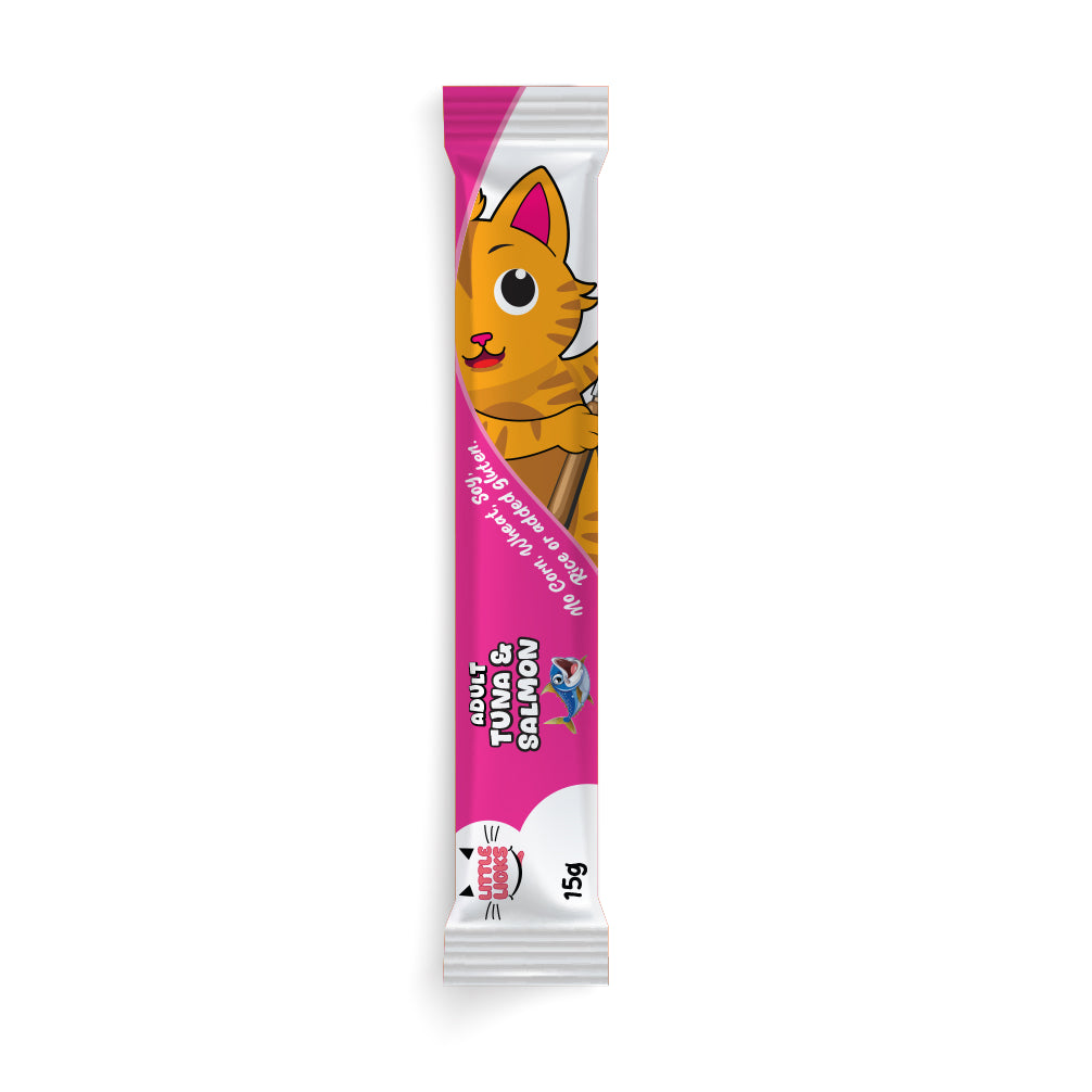 Smudges Little Licks Tuna and Salmon Creamy Bisque Adult Cat Treats