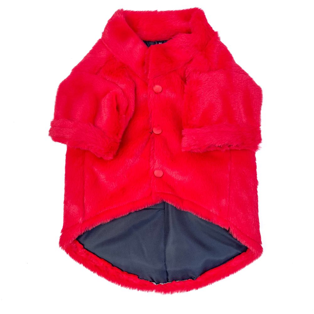 Pawgy Pets Fur Puffer Jacket for Dogs and Cats