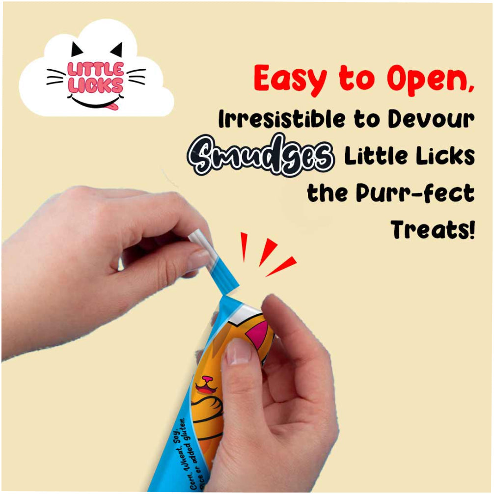 Smudges Little Licks Tuna and Salmon Creamy Bisque Adult Cat Treats