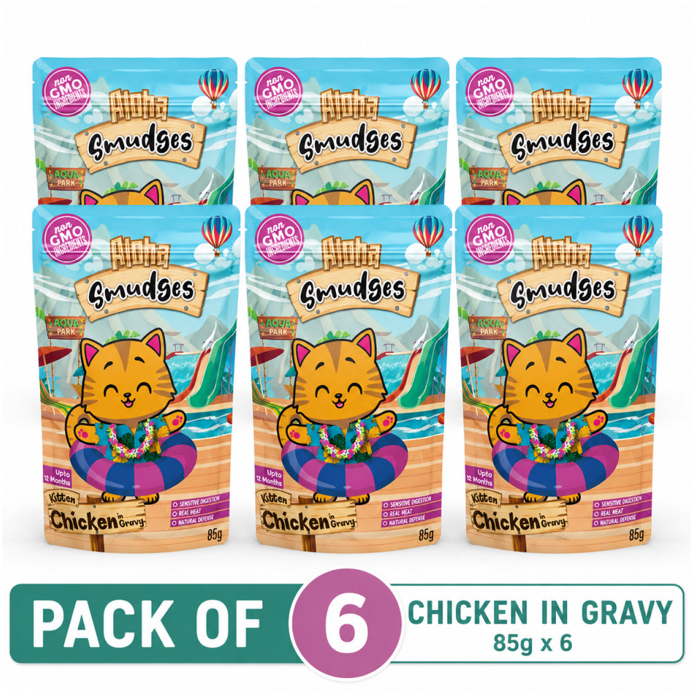 Aloha Smudges Chicken in Gravy Kitten Cat Wet Food