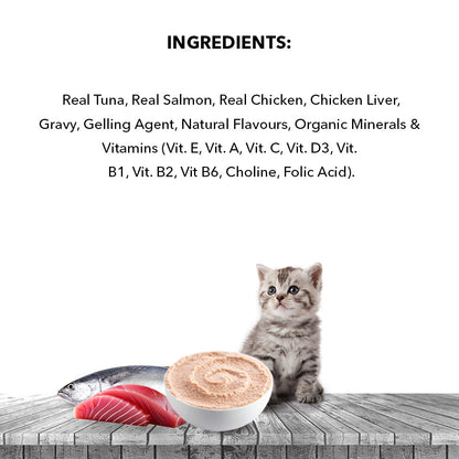 Active Real Tuna Fish in Gravy Kitten Cat Wet Food (Buy 1 Get 1)