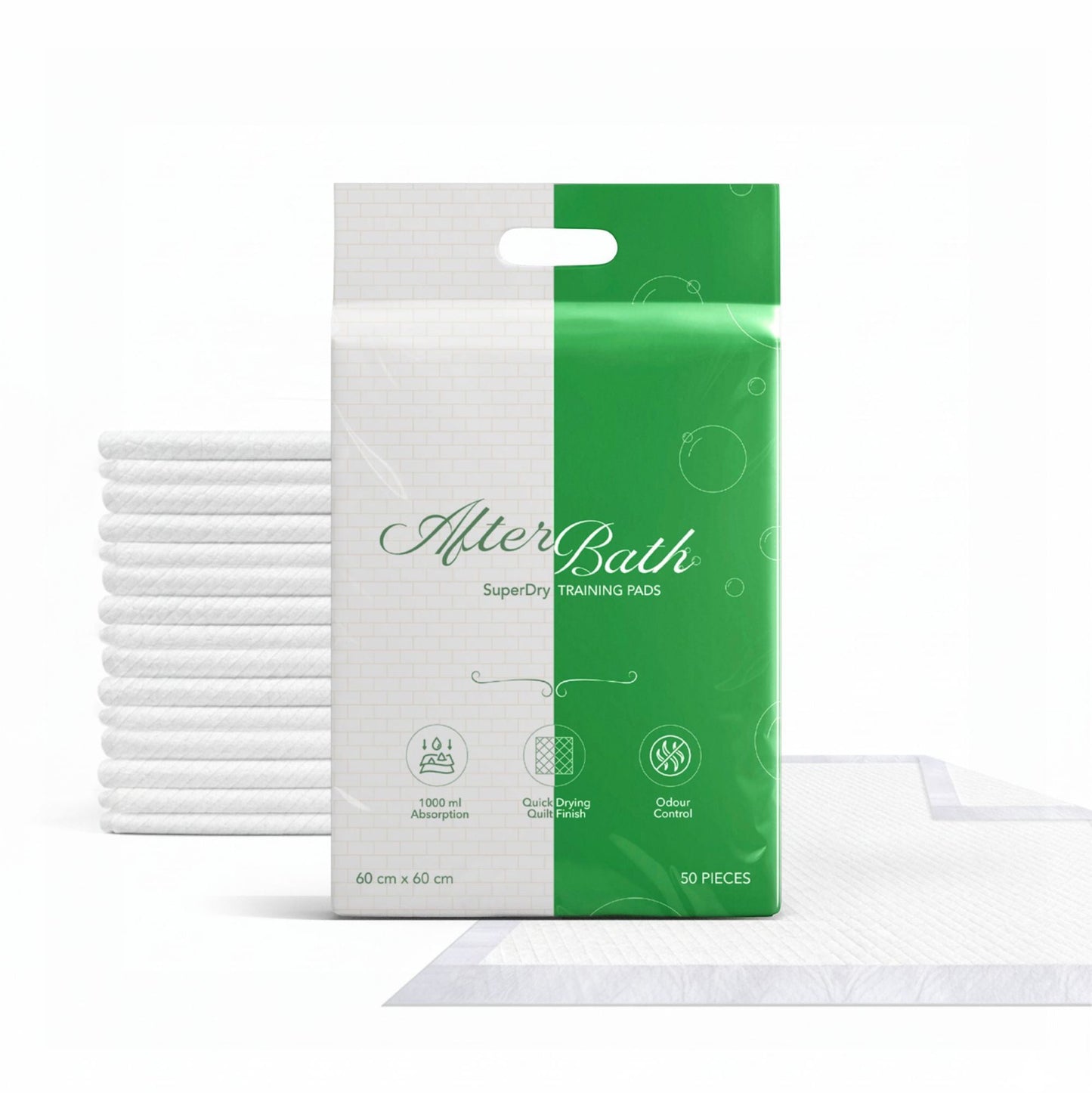 Afterbath SuperDry Training Pads for Dogs & Cats (60x60cm)
