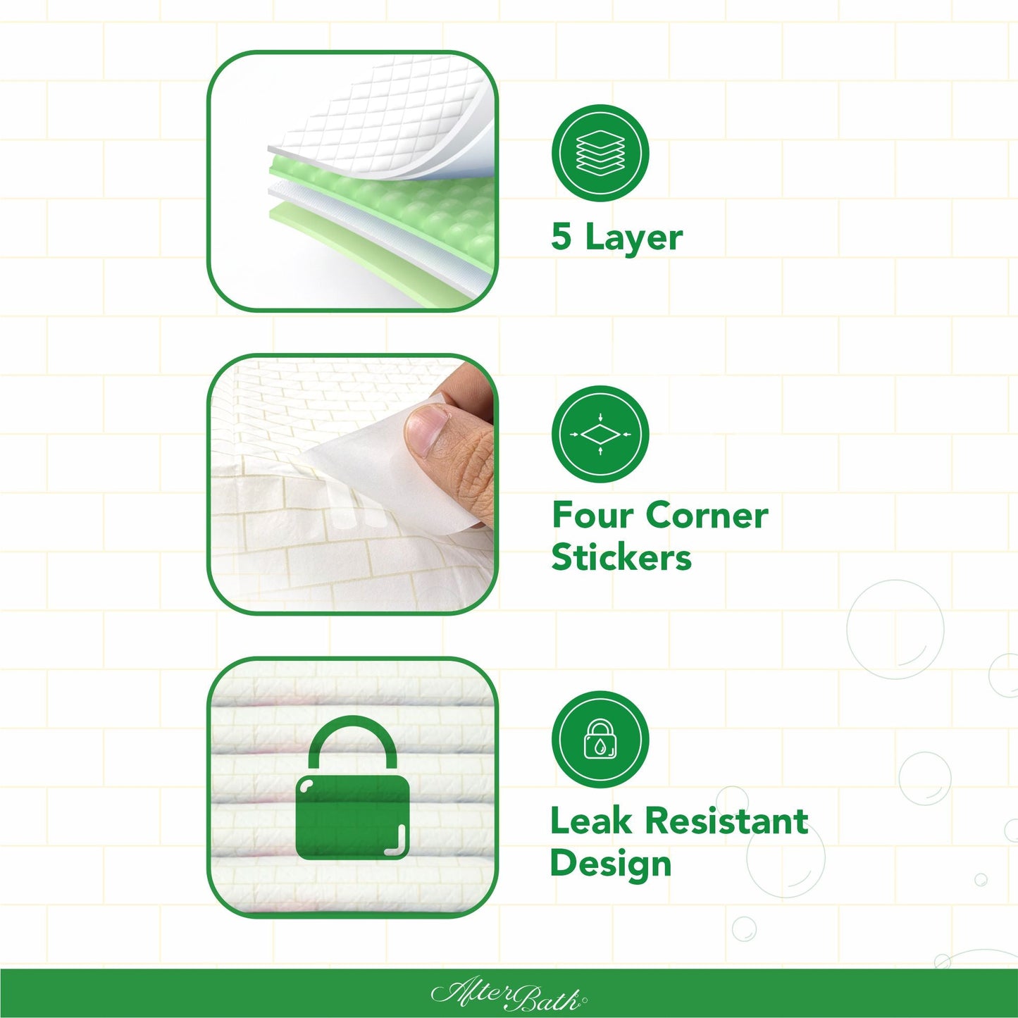 Afterbath SuperDry Training Pads for Dogs & Cats (60x60cm)