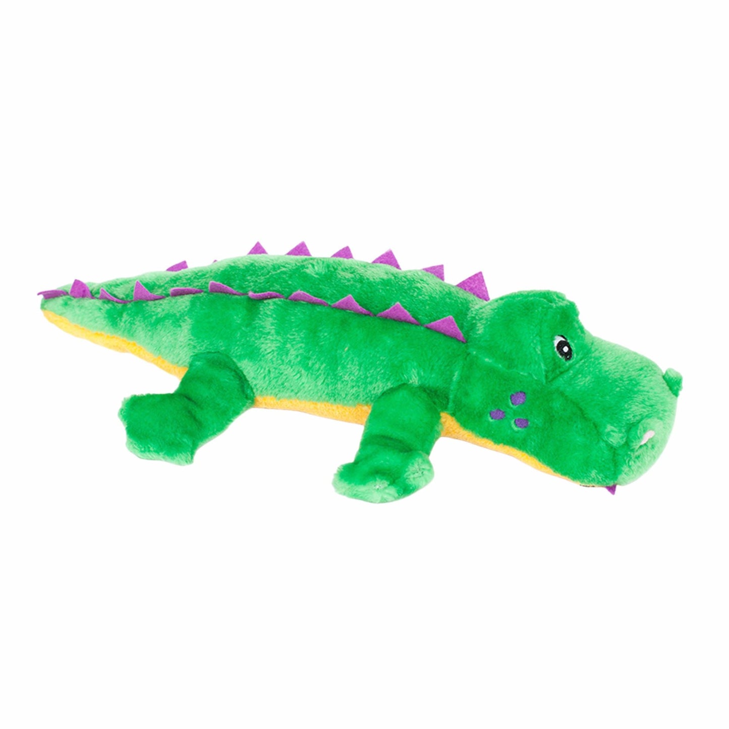 Zippy Paws Alvin the Alligator Grunterz Plush Toy for Dogs