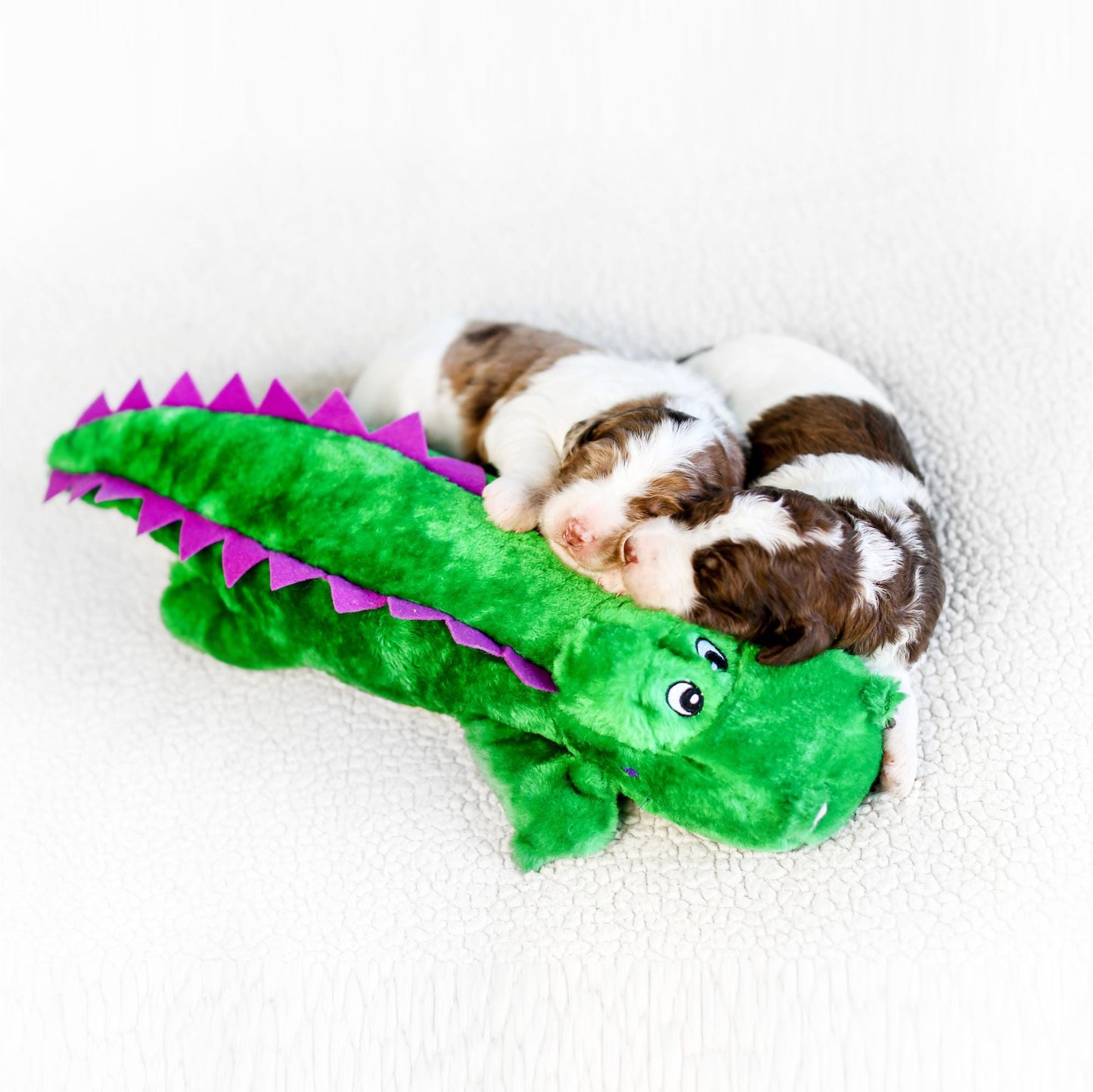 Zippy Paws Alvin the Alligator Grunterz Plush Toy for Dogs