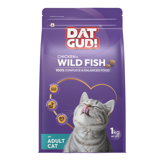 DatGud Chicken & Wild Fish Adult Cat Dry Food