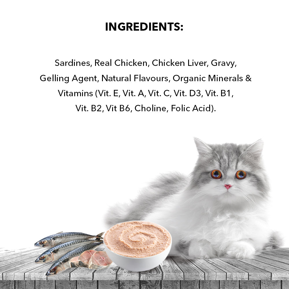 Active  Real Ocean Fish in Gravy Adult Cat Wet Food ( Buy 1 Get 1)
