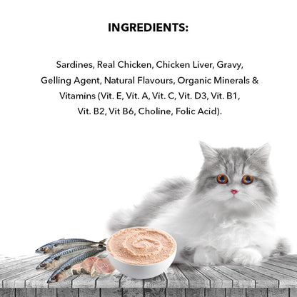 Active  Real Ocean Fish in Gravy Adult Cat Wet Food ( Buy 1 Get 1)