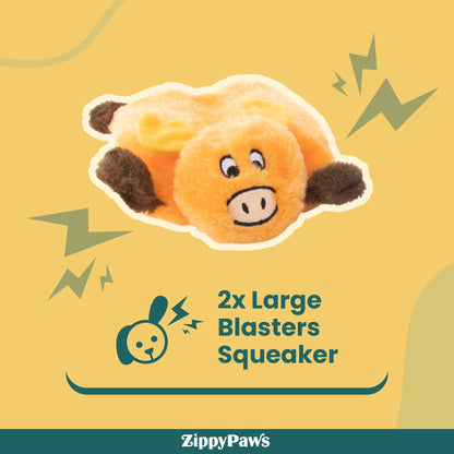 Zippy Paws Squeakie Pads Bear & Moose Plush Toy for Dogs