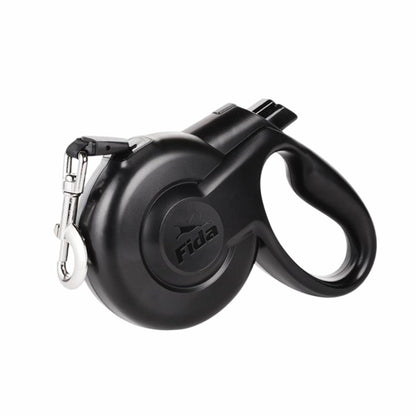 Fida Styleash Retractable Leash for Dogs (Black)