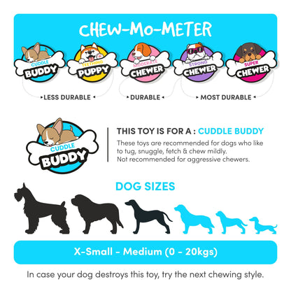 Zippy Paws NomNomz Boba Milk Tea Plush Toy for Dogs