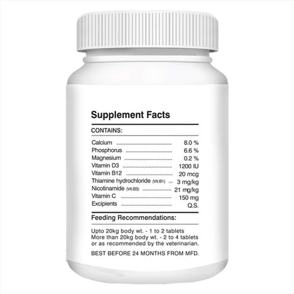 FG - Drools Absolute Calcium Dog Supplement Tablets