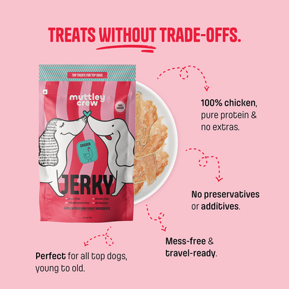 Muttley Crew Chicken Jerky Dog Treats