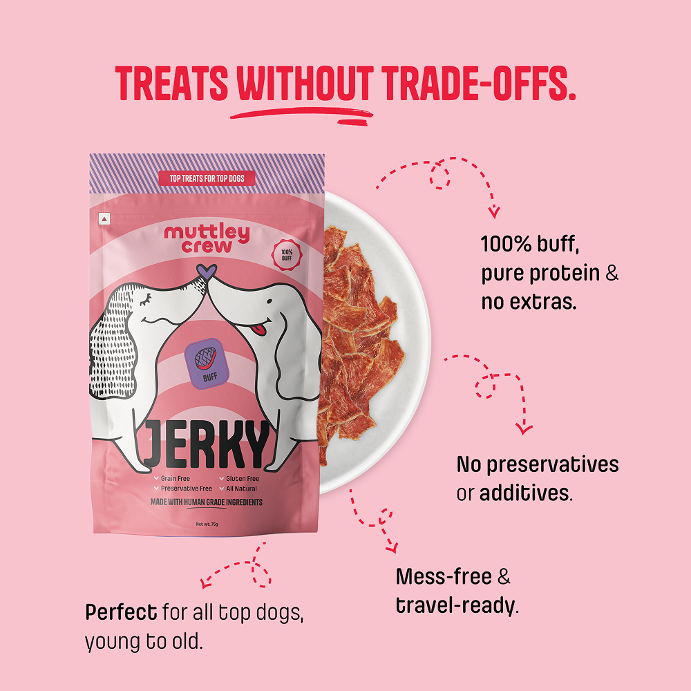 Muttley Crew Buff Jerky Dog Treats
