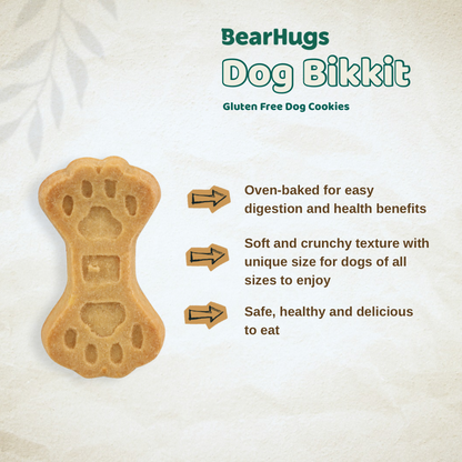BearHugs Real Chicken & Carrot Bikkit Gluten Free Cookies Dog Treats