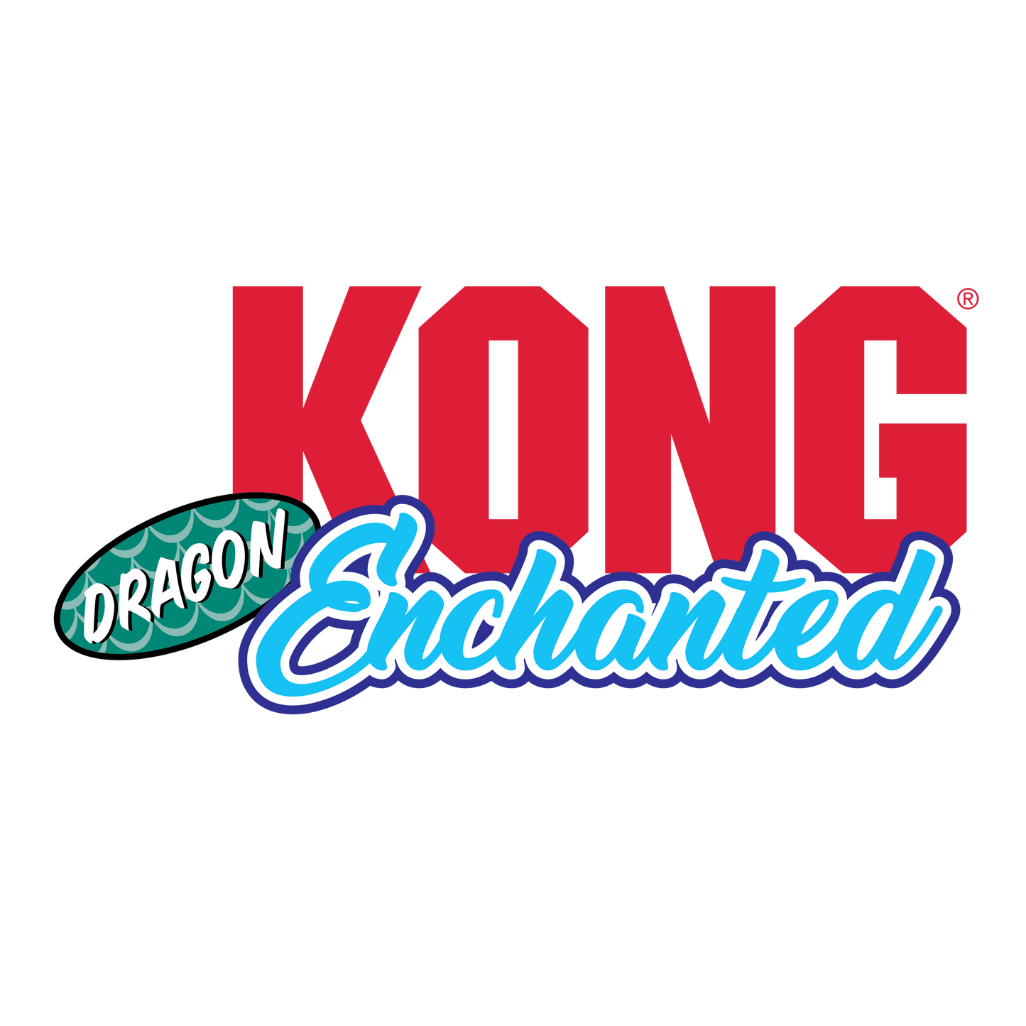 Kong Enchanted Dragon Toy for Cats (Blue)