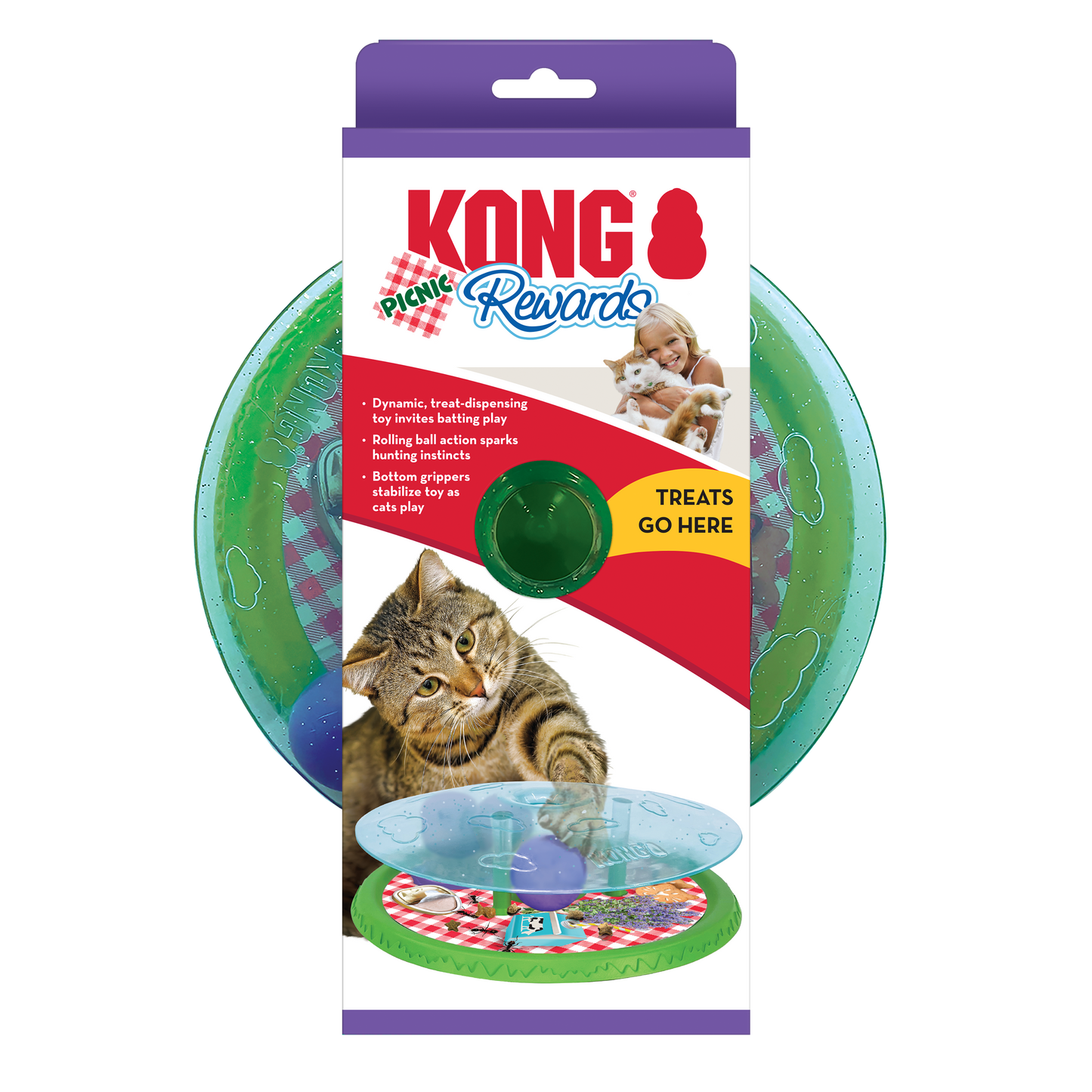 Kong Rewards Picnic Toy for Cats (Multicolour)