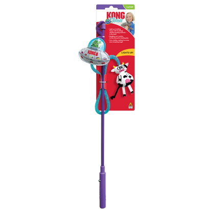 Kong Teaser UFO Toy for Cats (Multicolour)