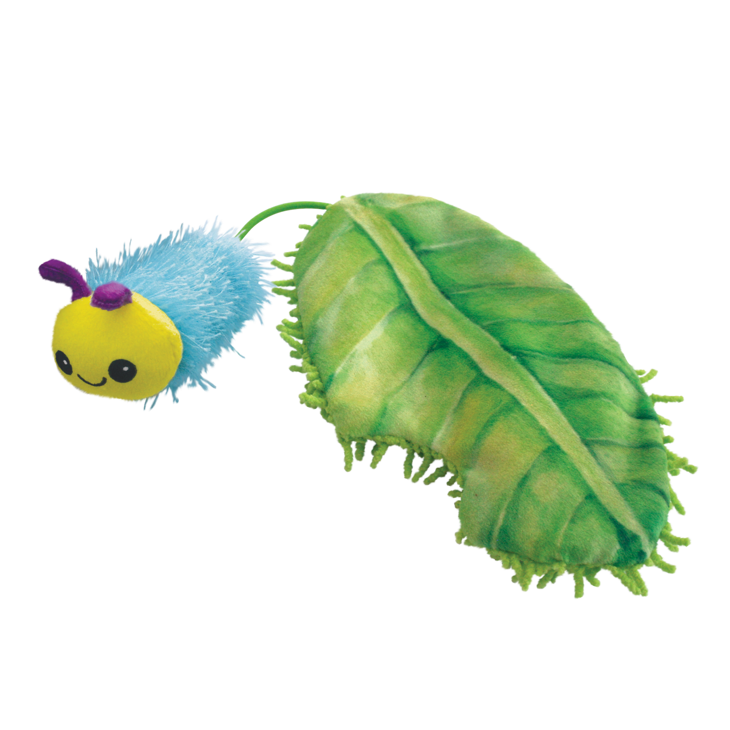 Kong Flingaroo Caterpillar Toy for Cats (Blue & Green)