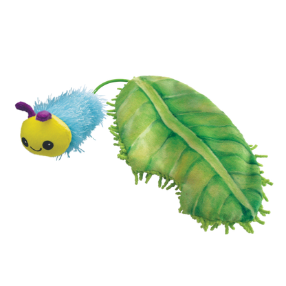 Kong Flingaroo Caterpillar Toy for Cats (Blue & Green)