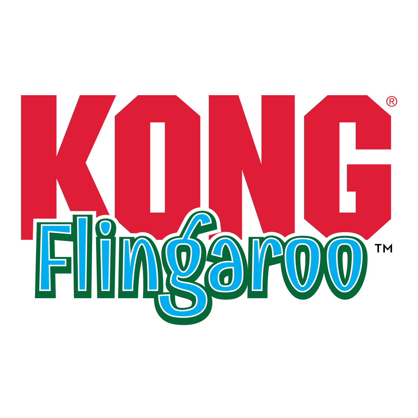 Kong Flingaroo Frog Toy for Cats (Blue)