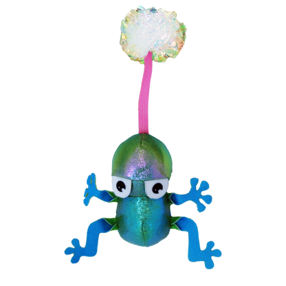 Kong Flingaroo Frog Toy for Cats (Blue)