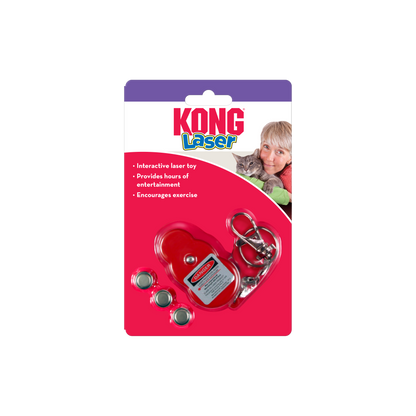 Kong Laser Kong Toy for Cats (Red)