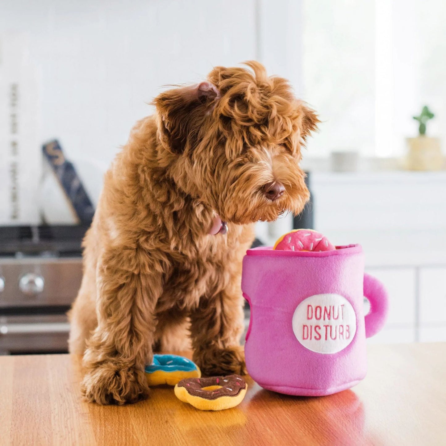 Zippy Paws Zippy Burrows Coffee and Donutz Plush Toy for Dogs