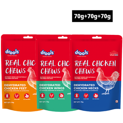 Drools Chicken Combo Dehydrated Chews Dog