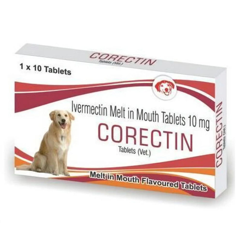 Corise Corectin 10mg Tablet (Ivermectin) for Dogs