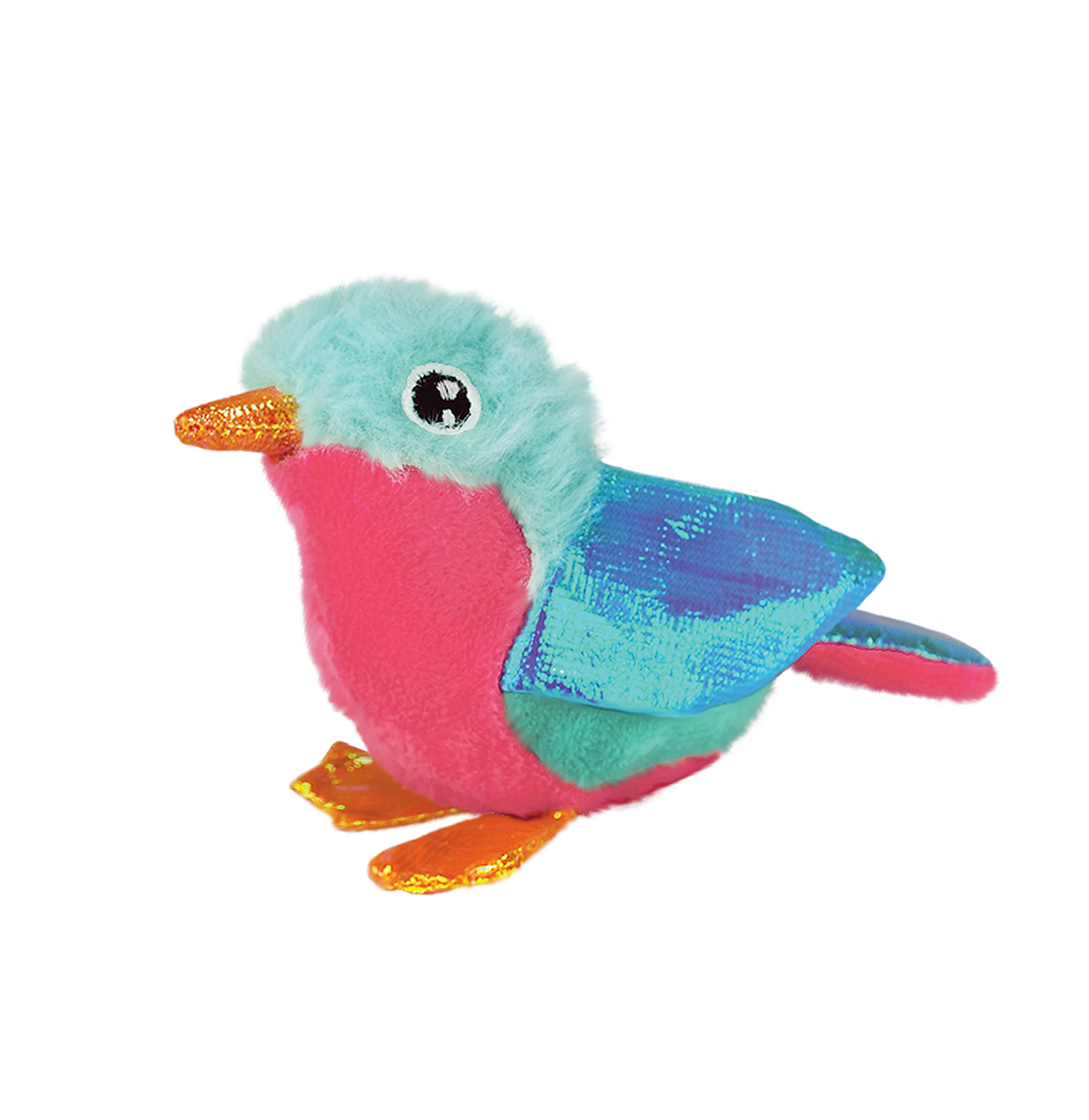 Kong Crackles Tweetz Bird Toy for Cats (Blue)