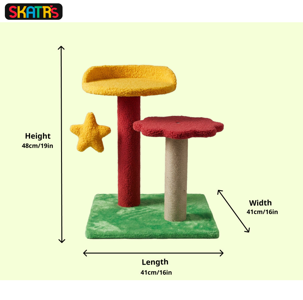 Skatrs Kitty Loft Cat Tree for Cats and Kittens