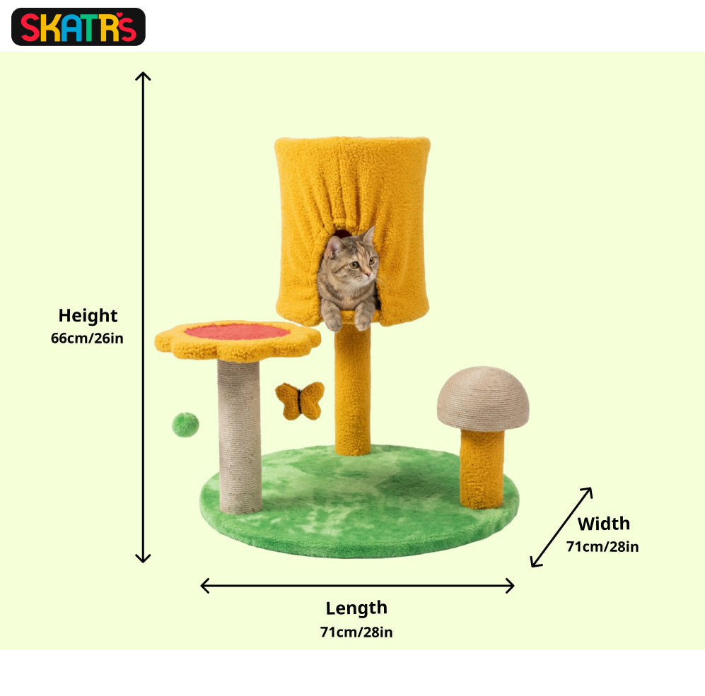 Skatrs Furrytale Tower Cat Tree for Cats and Kittens