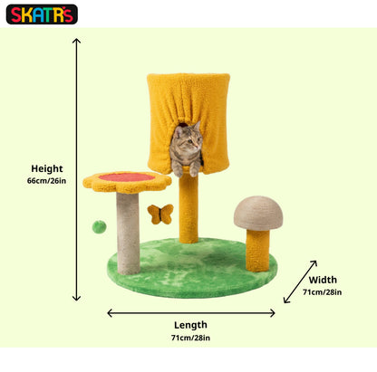 Skatrs Furrytale Tower Cat Tree for Cats and Kittens