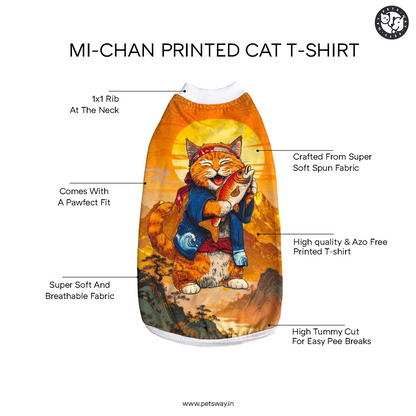 Pets Way Fisher Tshirt for Cats
