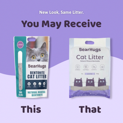 BearHugs Lavender Scented Bentonite Cat Litter