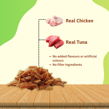 BearHugs Chicken & Tuna Non Veg Cat Treats