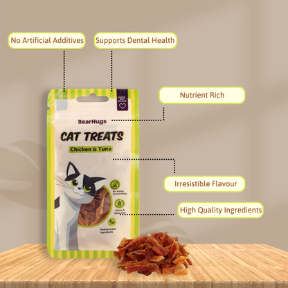 BearHugs Chicken & Tuna Non Veg Cat Treats