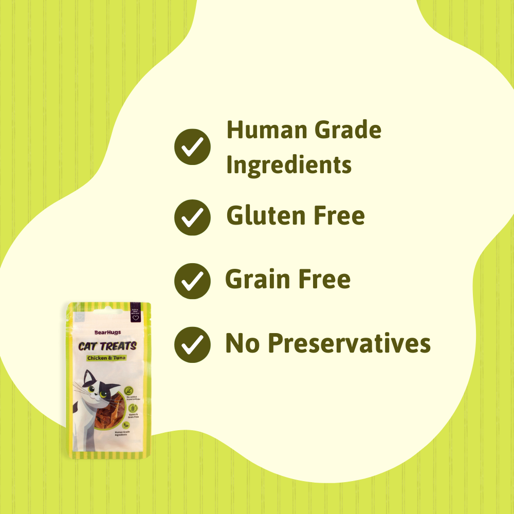 BearHugs Chicken & Tuna Non Veg Cat Treats