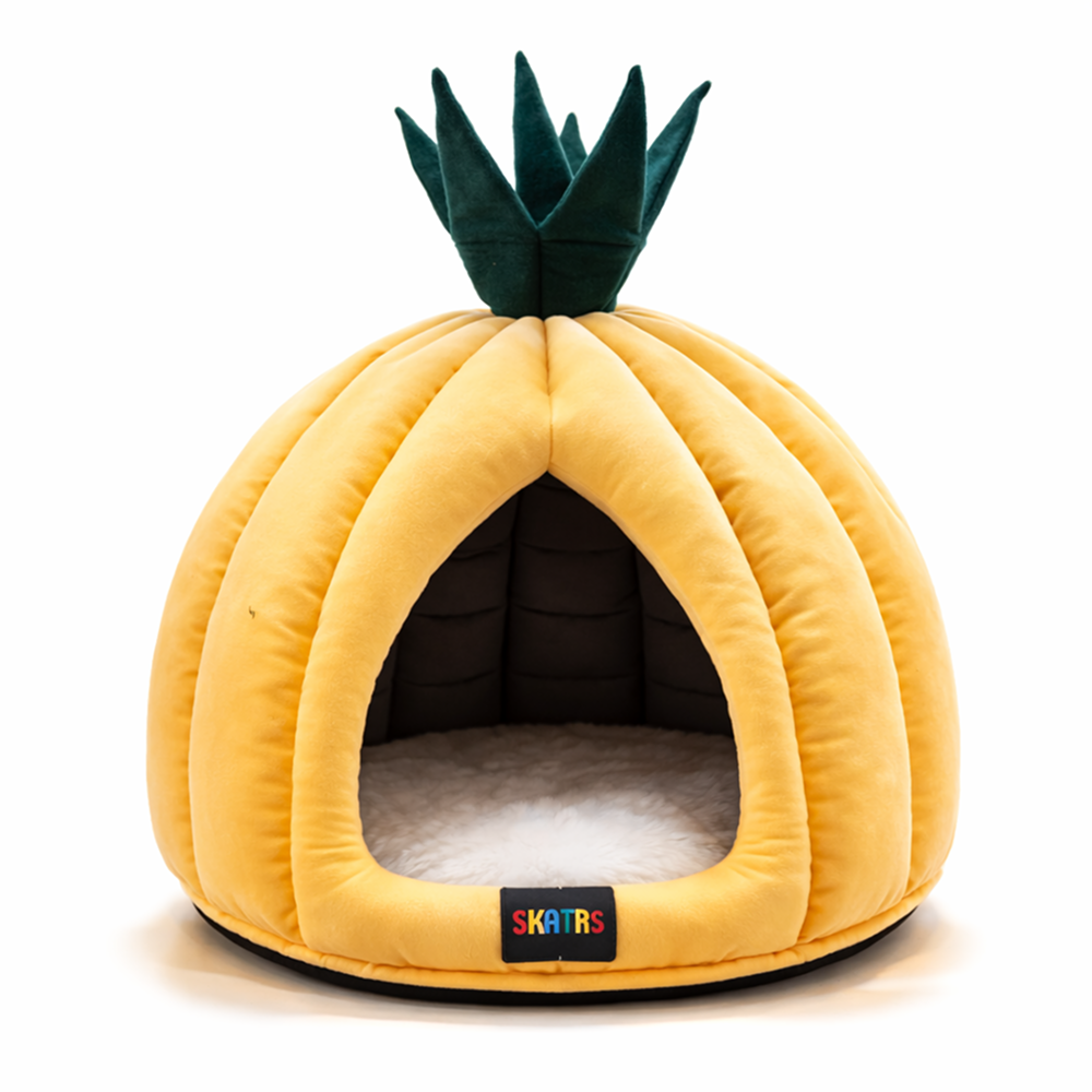 Skatrs Pineapple House for Small Dogs and Cats