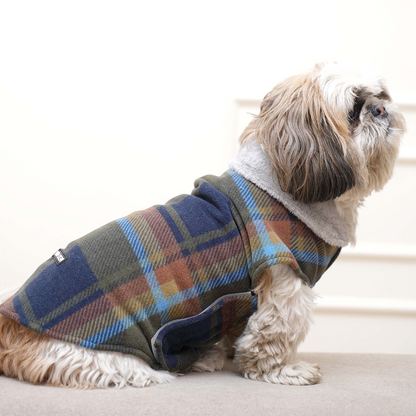 Pets Way Checks Winter Jacket for Dogs