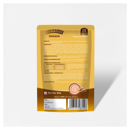Signature Grain Zero Chicken Mousse Adult Cat Wet Food