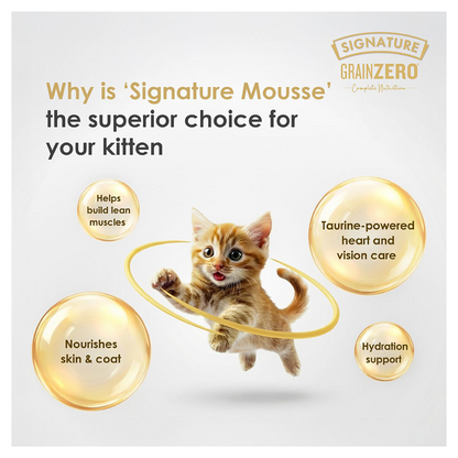 Signature Grain Zero Chicken Mousse Kitten Cat Wet Food