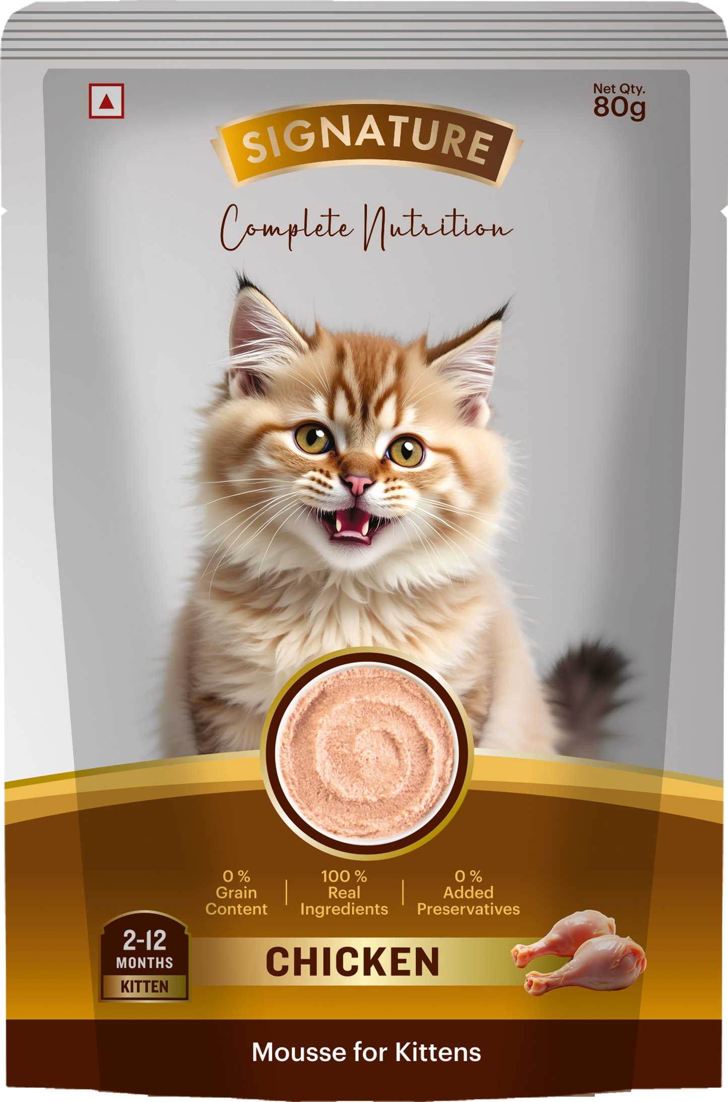 Signature Grain Zero Chicken Mousse Kitten Cat Wet Food