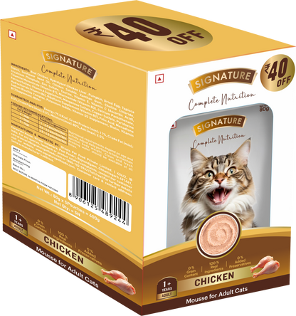 Signature Grain Zero Chicken Mousse Adult Cat Wet Food