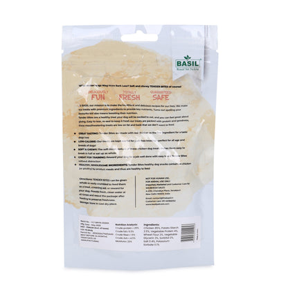Basil Tender Diced Chicken Bites Strips Dog Treats