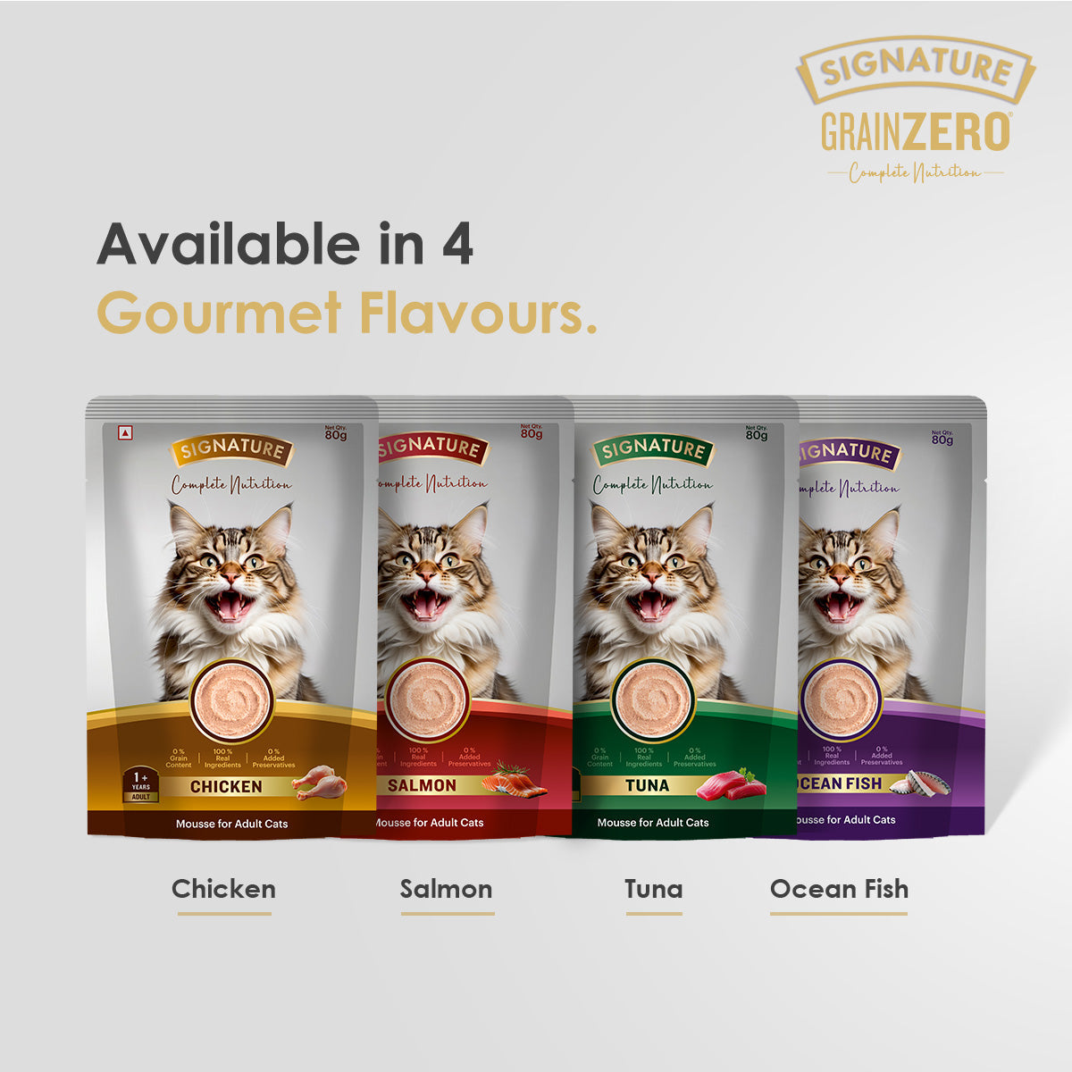 Signature Grain Zero Chicken Mousse Adult Cat Wet Food