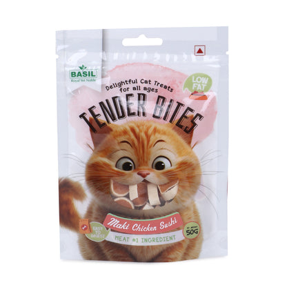 Basil Tender Bites Maki Sushi Cat Treats