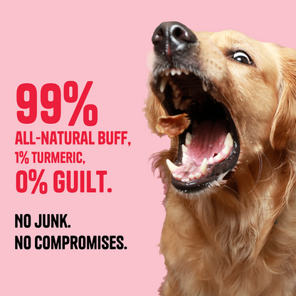 Muttley Crew Buff and Turmeric Jerky Dog Treats
