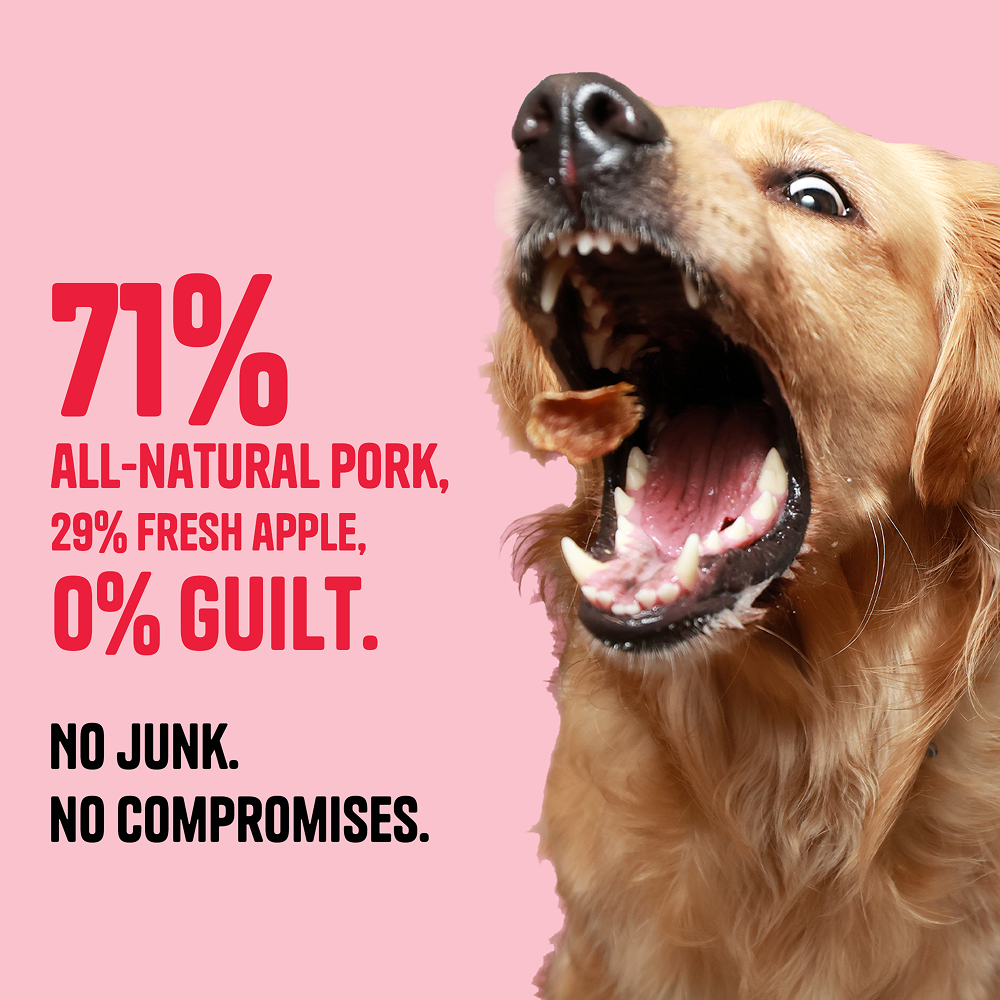 Muttley Crew Porky and Apple Jerky Dog Treats